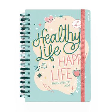 Agenda Mooving 2026 Hope Verde con Espiral dia por pagina 15x21 Art.1404103